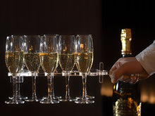 Charger l'image dans la galerie, Plateau à verres à vin et champagne - Le cadeau original pour la Noël